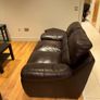 brown leather sofa Image 2