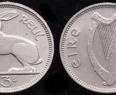 Ireland - 1961 - 3 Pence - KM.12a - [640]