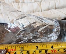 very rare ROYAL DOULTON crystal vase