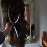 Real hair wig and stand Image 4