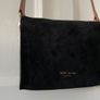 Brand New Black River Island Suede Bag Image 3