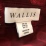 Wallis wine chiffon blouse & cami top (size 28) Image 10