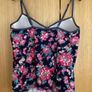 Floral Tankini Top with 2 Sets of Matching Bottoms - New Image 2