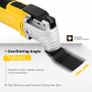 NEW SALE Oscillating Multi Tools, 300W 15000 22000 OPM Electric Corded Multi Tool, 6 Variable Speeds, 3 degree oscillation Angle, Quick-fit Blade Design, with 28pcs Accessories for Cutting, Sanding, Scraping Image 3