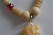 Necklace With Carved Elephant