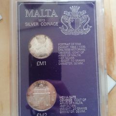 1973 Malta Silver Coinage