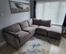 Corner Sofa & Ottoman