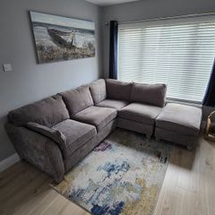 Corner Sofa & Ottoman
