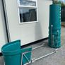 Sturdy Heavy Duty Construction Rubbish Chute Complete with Hopper & Bracket Image 2
