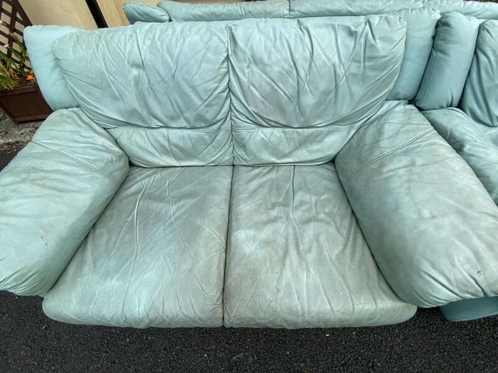 Leather 3 piece suite