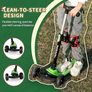 Kids Scooter - Big Wheels Foldable Kick Scooter with Flashing LED Lights for Boys Girls, 4 Levels Height Adjustable, 3 Wheel Scooter for Kids Ages 3-10 with Safe Lean to Steer Design Image 3