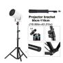 110cm Universal Portable Bracket for magcubic HY300 pro Projector Tripod Stand Mount for magcubic HY320 mini projector Image 2