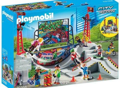 Skate park playmobil toy gift skateboard