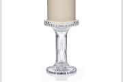 Two Newgrange Mia Pillar Candle Holders &amp; Candles
