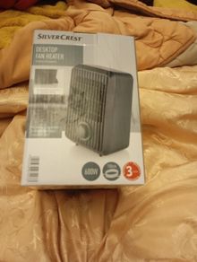 Desktop fan heater