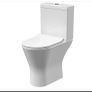 Freya open back comfort height WC soft close seat Image 4