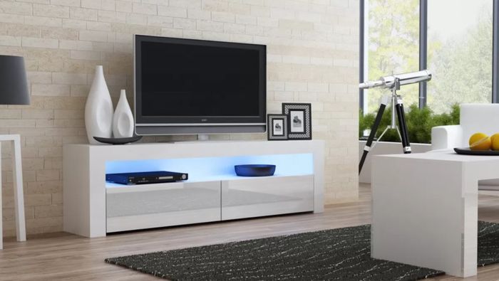 LED Light TV Stand Living Room Furniture