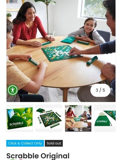 Scrabble Orginal Board Game - RRP - 29.99