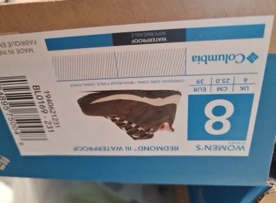 Columbia walking shoes.