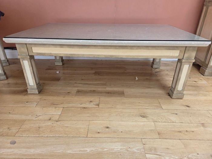 Marble sideboard and coffee table