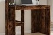 Office Desk Smoked Oak 103.5x56.5x94 cm Engineered Wood