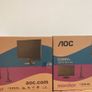 2x 23'' AOC monitors mint condition, HDMI and speakers Image 5