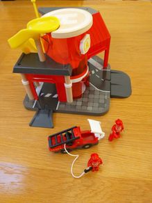 Playtive Fire Brigade Set (train track compatible)