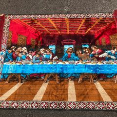 Lord supper Persian handmade rug