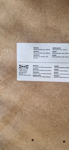 IKEA baby cot with mattress