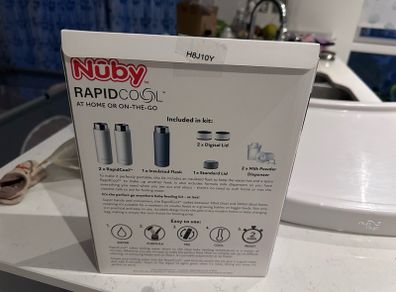nuby Rapid cool and hot flask