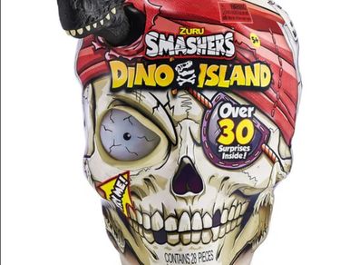 Smashers Dinosaur Island Giant Skull Over 30 Surprises Inside by Zuru