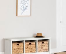 Sturdy bench-storage unit