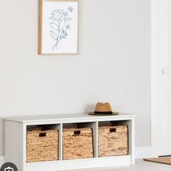 Sturdy bench-storage unit
