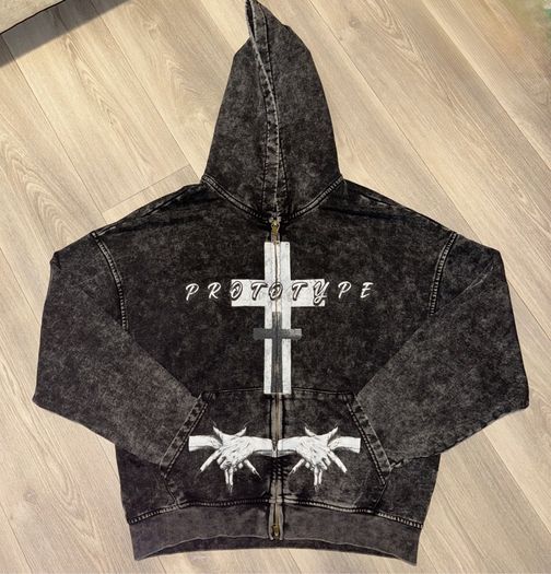 Designer zip-hoodie