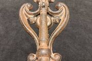 Vintage NICE  8 1/4 x 4 7/16 Large Cast Iron Door Knocker No Cracks