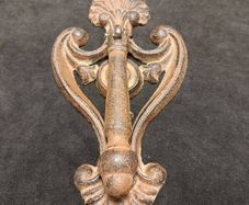 Vintage NICE  8 1/4 x 4 7/16 Large Cast Iron Door Knocker No Cracks