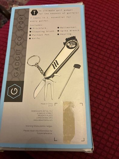 Golfers Multi Tool Set