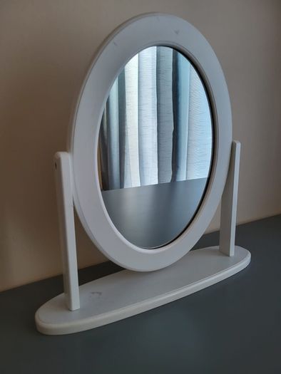 dressing table with mirror & stool