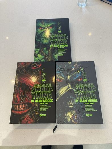 swamp thing absolute volumes 1-3