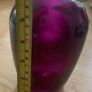 vase small decorative piece purple glass Image 2