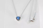 Pandora Sparkling Elevated Heart Ocean Blue