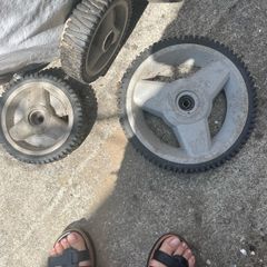 Lawnmower wheels x4