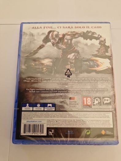 God of War III 3 Remastered PlayStation 4 Ps4