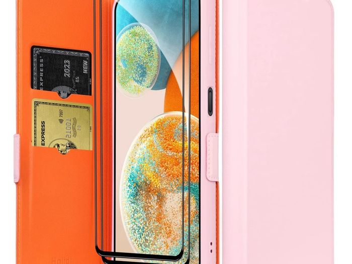 Brand New Holidi Samsung phones Book Cover, with 2 Pieces Film,