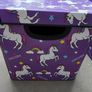 2 kids unicorn  storage boxes Image 2