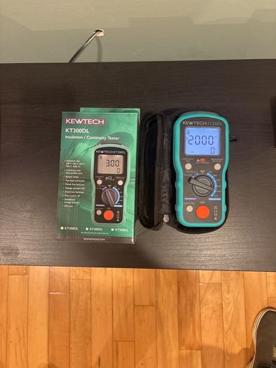 Kewtech KT300 DL insulation/ continuity meter