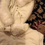 Gap Down Body Warmer with detachable faux fur and hood, size-L(14) Image 4