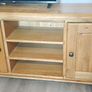 Solid Oak TV unit Image 2
