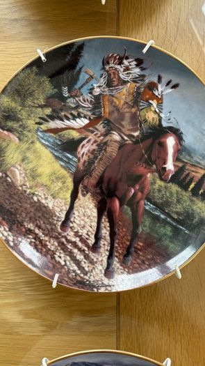 6 Franklin Mint limited edition collector plates