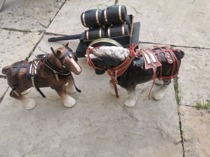 2 Shire Horses
